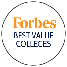 Forbes Best Value Colleges Logo