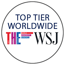 The Wall Street Journal Top Tier Worldwide logo