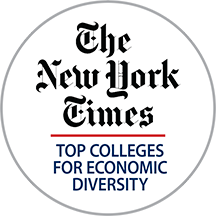 The New York Times top colleges for economic diversity logo